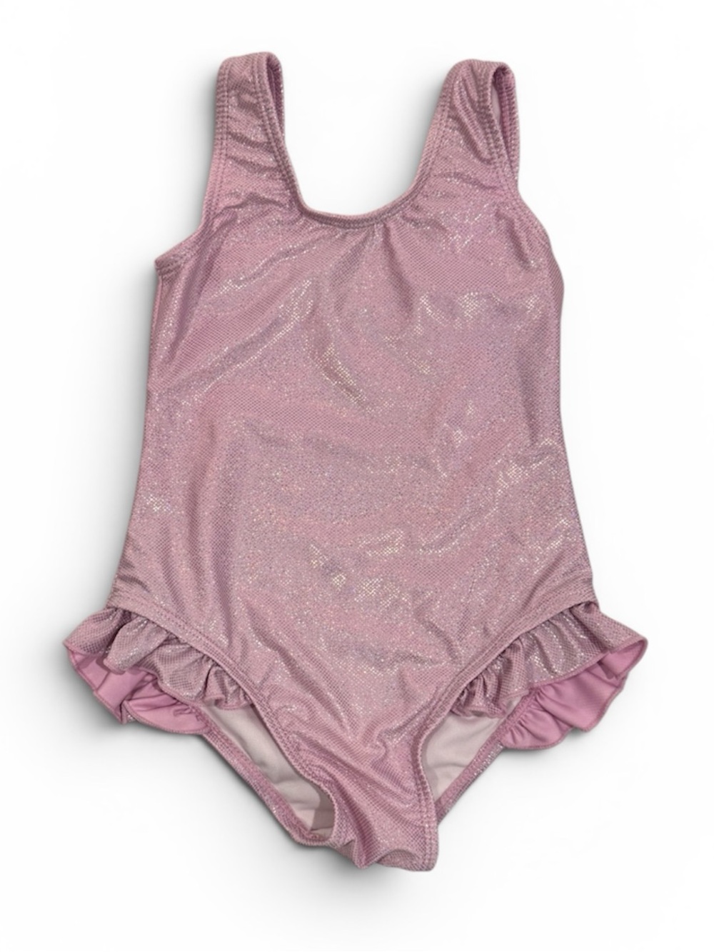 The Original Flap Happy Girls Pink Shimmer One-Piece Swimsuit - Kids' Size 3